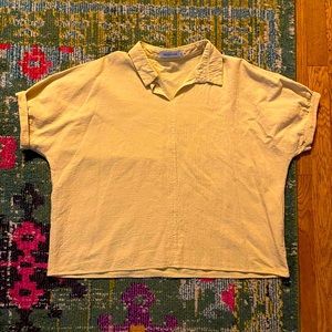 Yellow Collared Blouse
